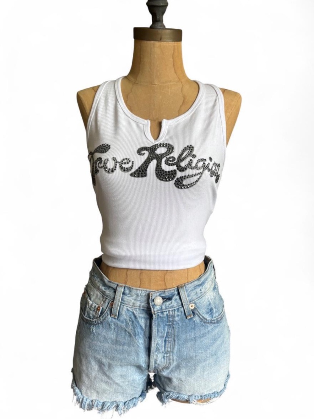 Sold out True Religion logo Tank